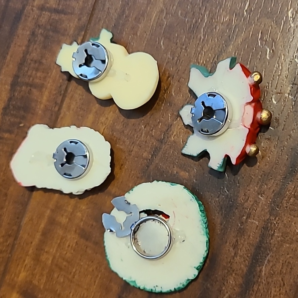 Festive Christmas Button Cover Set - Picture 3 of 5